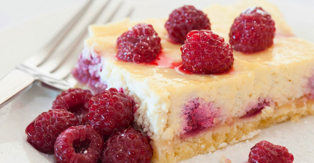 White Chocolate Raspberry Cheesecake Bars