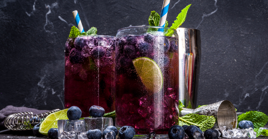 Blueberry Lemonade Sparkler
